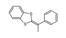 2-(1-phenylethylidene)-1,3-benzodithiole结构式