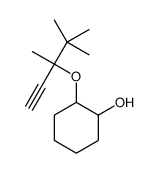 2-(3,4,4-trimethylpent-1-yn-3-yloxy)cyclohexan-1-ol结构式