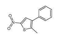 2-methyl-5-nitro-3-phenylthiophene结构式