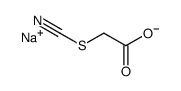 Thiocyanatoacetic acid sodium salt结构式