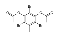 2,4,6-Tribromo-5-methyl-1,3-benzenediol diacetate结构式