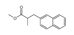 2-methyl-3-naphthalen-2-ylpropionoc acid methyl ester Structure