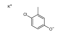 potassium p-chloro-m-cresolate结构式