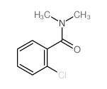 Benzamide, o-chloro-N,N-dimethyl- Structure