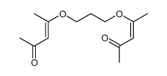 4-[3-(4-oxopent-2-en-2-yloxy)propoxy]pent-3-en-2-one结构式
