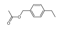 p-ethylbenzyl acetate Structure