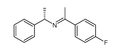 (S,E)-N-(1-(4-fluorophenyl)ethylidene)-1-phenylethanamine结构式