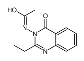 N-(2-ethyl-4-oxoquinazolin-3-yl)acetamide结构式