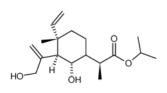 Isopropyl (11S)-6α,14-Dihydroxy-2,3-secoeudesma-1,3-dien-13-oate结构式