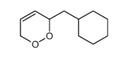 3-(cyclohexylmethyl)-3,6-dihydro-1,2-dioxine结构式