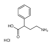 4-amino-2-phenylbutanoic acid,hydrochloride Structure