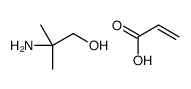 2-amino-2-methylpropan-1-ol,prop-2-enoic acid Structure