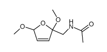 N-(2,5-dimethoxy-2,5-dihydro-furfuryl)-acetamide结构式