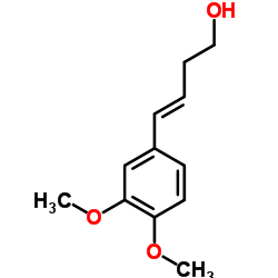 4-(3,4-二甲氧基苯基)-T-3-烯-1-醇结构式