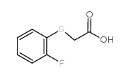 (2-氟苯基)硫代]乙酸结构式