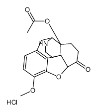 14-O-Acetyl Noroxycodone Hydrochloride Structure