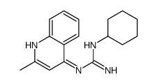 2-cyclohexyl-1-(2-methylquinolin-4-yl)guanidine结构式