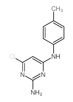 6-chloro-N-(4-methylphenyl)pyrimidine-2,4-diamine结构式