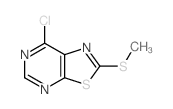 5-chloro-8-methylsulfanyl-9-thia-2,4,7-triazabicyclo[4.3.0]nona-2,4,7,10-tetraene结构式