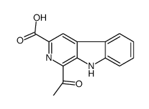 1-acetyl-9H-pyrido[3,4-b]indole-3-carboxylic acid Structure