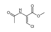 (E)-β-Chloro-N-acetyldehydroalanine methyl ester结构式