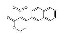 ethyl 3-naphthalen-2-yl-2-nitroprop-2-enoate Structure