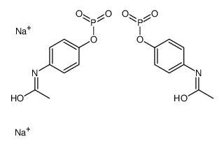 disodium 4-acetamidophenyl phosphate Structure