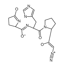 thyrotropin releasing hormone diazomethyl ketone Structure