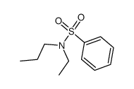 N-ethyl-N-propyl-benzenesulfonamide结构式