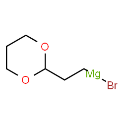 (1,3-Dioxan-2-ylethyl)magnesium bromide structure