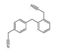 2-[4-[[2-(cyanomethyl)phenyl]methyl]phenyl]acetonitrile结构式