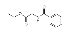 N-o-toluoyl-glycine ethyl ester结构式