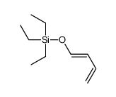 (1,3-Butadien-1-yloxy)(triethyl)silane Structure