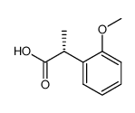 (R)-2-(2-methoxyphenyl)-propionic acid Structure