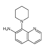 8-(piperidin-1-yl)quinolin-7-amine结构式