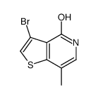 3-bromo-7-methyl-5H-thieno[3,2-c]pyridin-4-one结构式