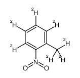 1,2,3,4-tetradeuterio-5-nitro-6-(trideuteriomethyl)benzene Structure
