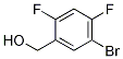 2,4-二氟-5-溴苯甲醇结构式