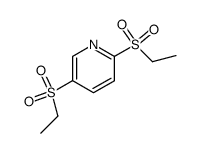 2,5-bis-ethanesulfonyl-pyridine Structure