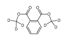 邻苯二甲酸二甲酯-D6结构式