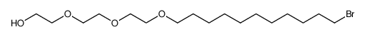 11-(bromoundecyl)triethylene glycol结构式