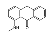 1-(methylamino)-10H-anthracen-9-one结构式