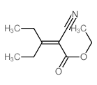 2-氰基-3-乙基-2-戊酸乙酯结构式