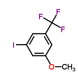 1-Iodo-3-methoxy-5-(trifluoromethyl)benzene Structure