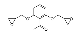2,6-bis(2,3-epoxypropoxy)acetophenone Structure