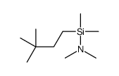 N-[(3,3-二甲基丁基)二甲基甲硅烷基]二甲胺结构式