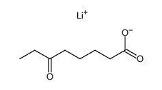 lithium 6-oxooctanoate Structure