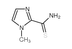 1-甲基-1H-咪唑-2-硫代甲酰胺结构式