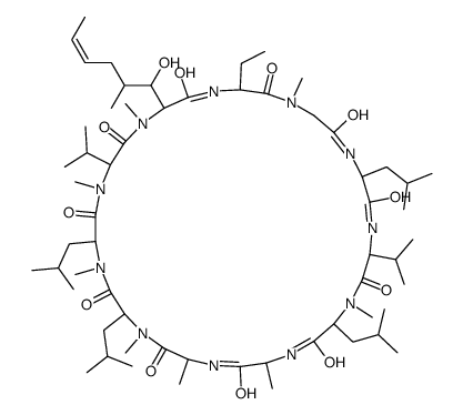 cyclosporine metabolite M21 Structure