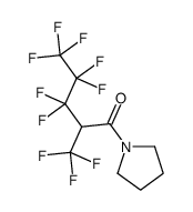 3,3,4,4,5,5,5-heptafluoro-1-pyrrolidin-1-yl-2-(trifluoromethyl)pentan-1-one Structure